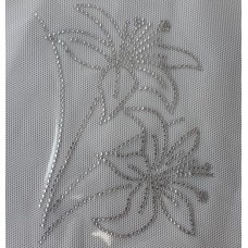 Two Flowers Rhinestone Hotfix Iron on Clothes Two Flowers Rhinestone Hotfix Iron on Clothes