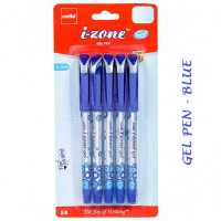 Cello I-Zone Blue Gel Pen Pack Of 5