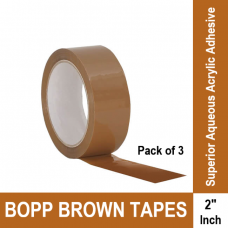 Cello tape cellophane tape Brown 2 inch 65M Pack of 3
