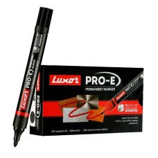 Luxor refillable permanent marker pen black