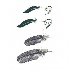 Feather Temporary Tattoo Stickers