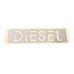 Flexible Luxury Diesel Metal Sticker for car fuel lid