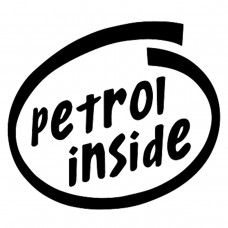Petrol Sticker for Car fuel Lid Petrol Inside Black