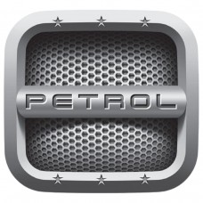 Petrol Sticker for Car fuel Lid 3D Light Square