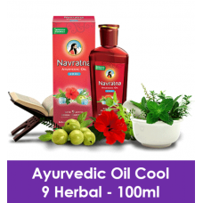 Navratna Ayurvedic oil cool hair with 9 herbal ingredients 100ml