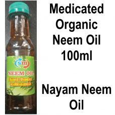 Medicated Organic Neem Oil 100ml Nayam Neem Oil