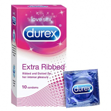 Durex Extra Ribbed 10 Condoms