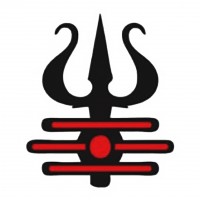 Shiva Mahakal Trishul Tilak Red & Black Combo Temporary Tattoo Stickers