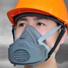 3M 3200 Filter cotton Half Face GAS Mask Respirator Safety Protective Face Mask Anti Dust Anti Organic Vapors + Free Pulse Oximeter