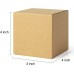 Carton Box 4 x 4 x 4 inch Corrugated Boxes Pack of 25 Carton Box 4 x 4 x 4 inch Corrugated Boxes Pack of 25