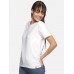 NOTYET Cotton Solid T-Shirt's / Plain Half Sleeves Below Waist / Covers Hips for Women - White Pack of 1 XL