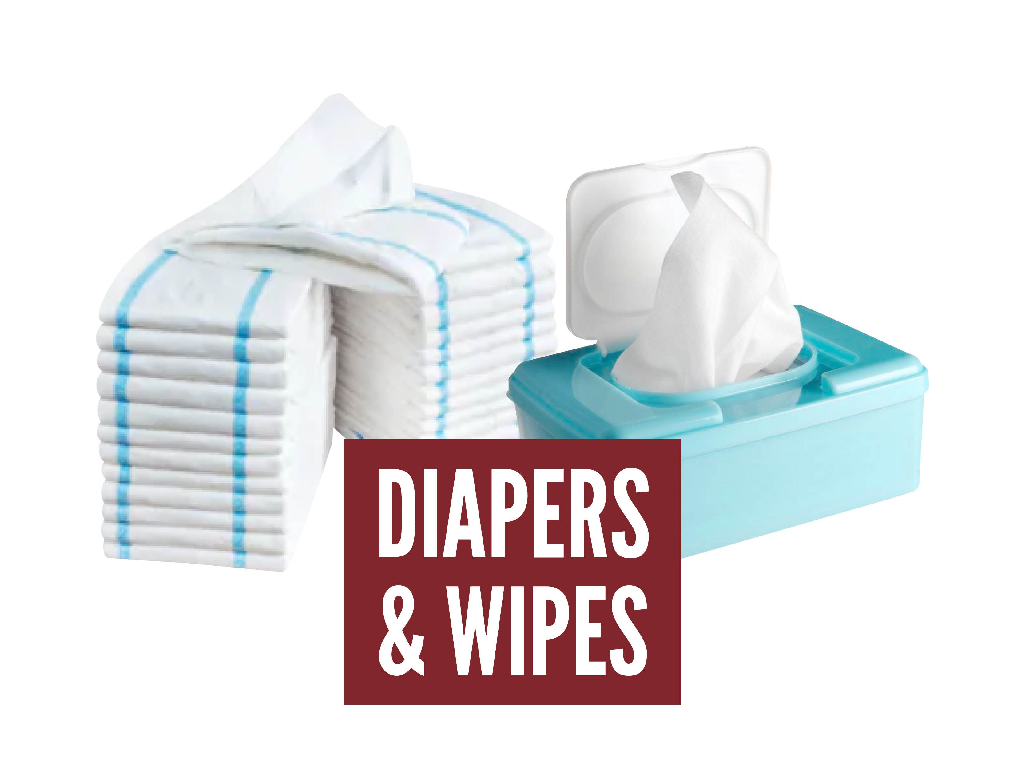 Baby Diapers and Wipes